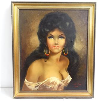 portrait of a girl - Luis Goll