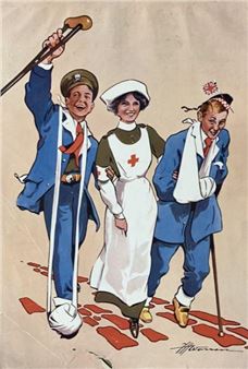 print of Some Girl - F. H. Warren