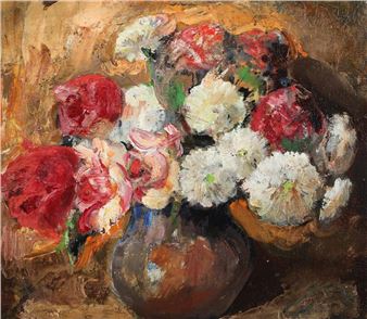 Still life with flowers - Angelo Furche