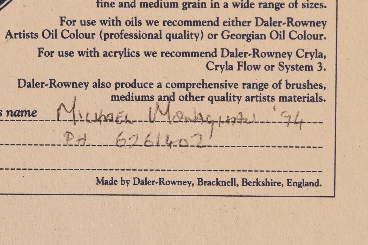 Artwork by Michael Monaghan, Summer Poppies, Made of oil on canvas board