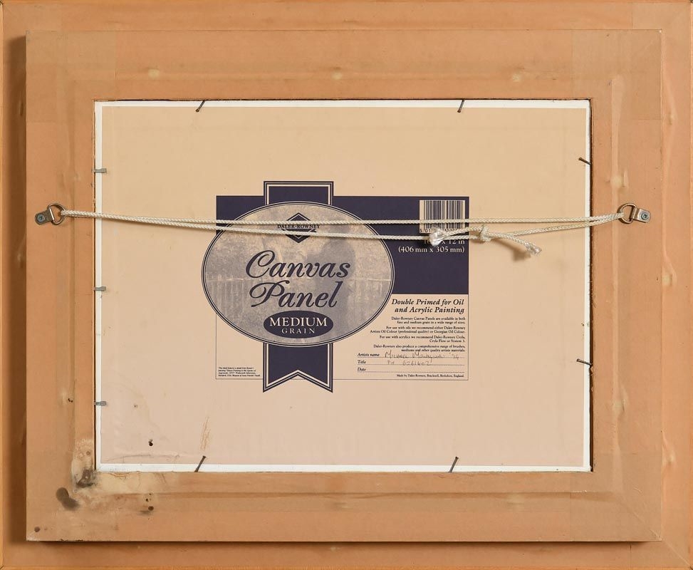 Artwork by Michael Monaghan, Summer Poppies, Made of oil on canvas board