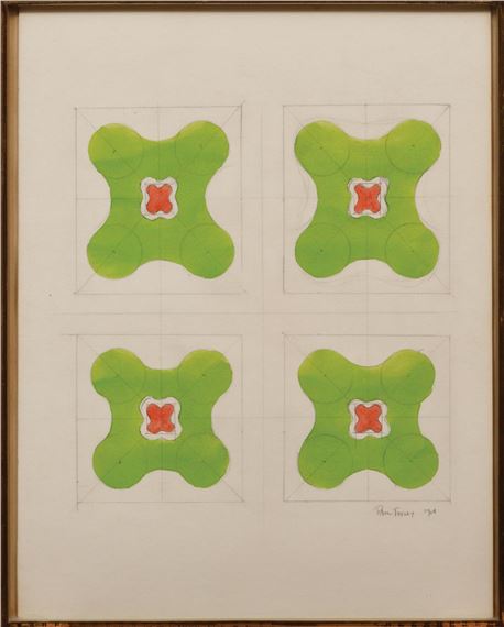 "Untitled" by Paul Feeley, 1964