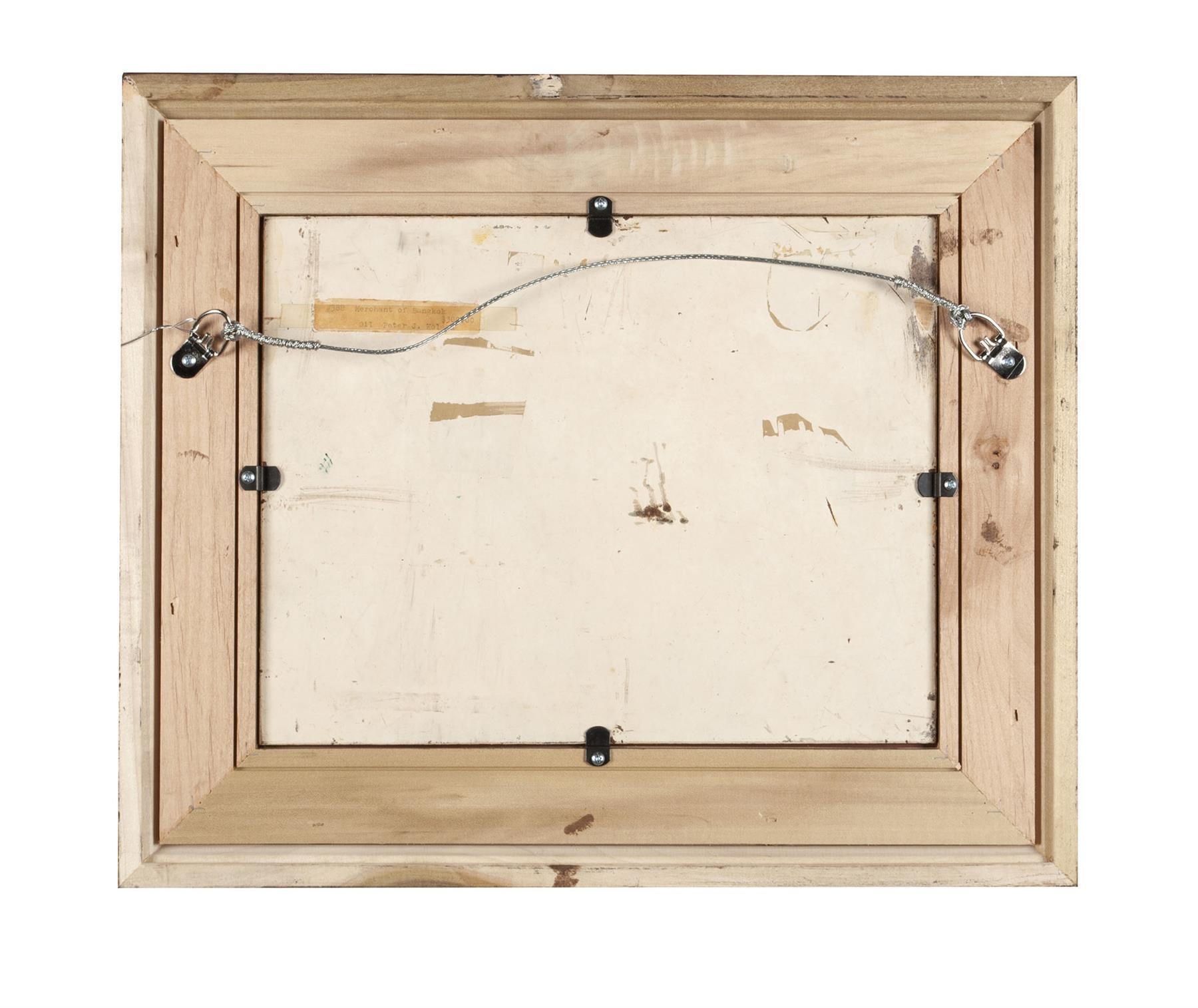 Artwork by Peter Kolean, Merchant of Bangkok, Made of Oil on board