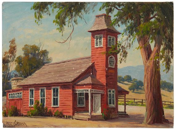 "Little Red School House," by Paul Grimm, 1962