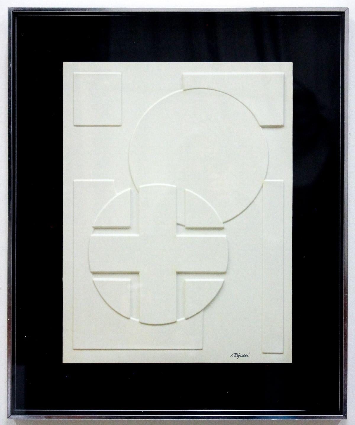 Artwork by Lola Rigacci, embossed paper or resin wall sculpture, Made of embossed paper or resin