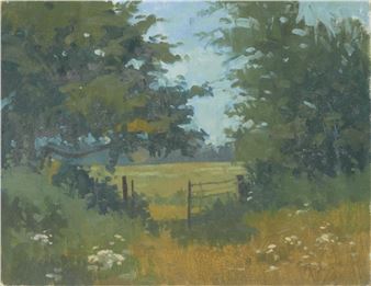 Rural landscape in summer - Herbert Victor Tempest