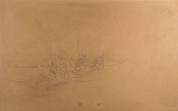 Christ on the Lake of Genesareth by Eugène Delacroix