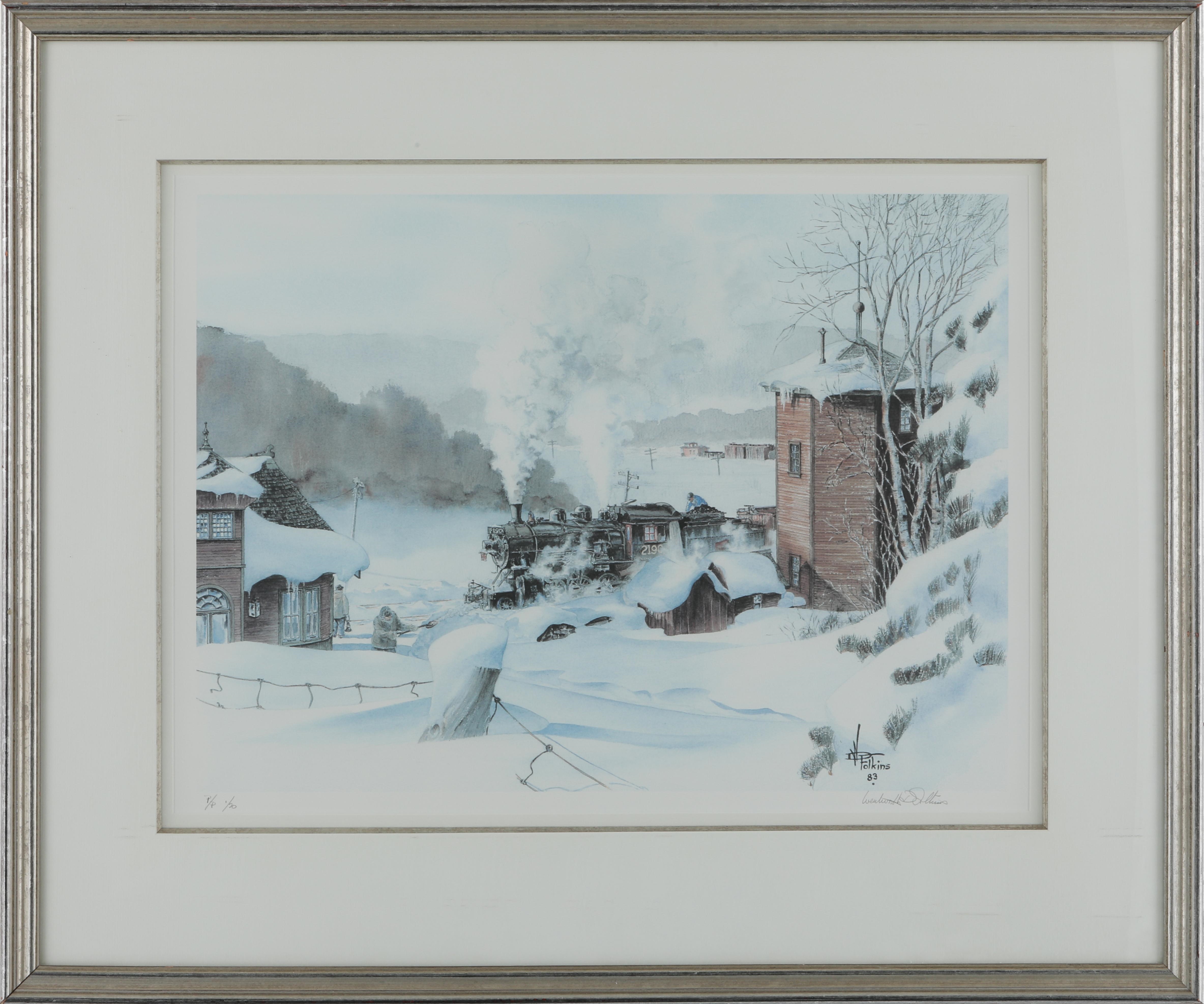 Artwork by Wentworth Folkins, The Winter of 1947, Made of print