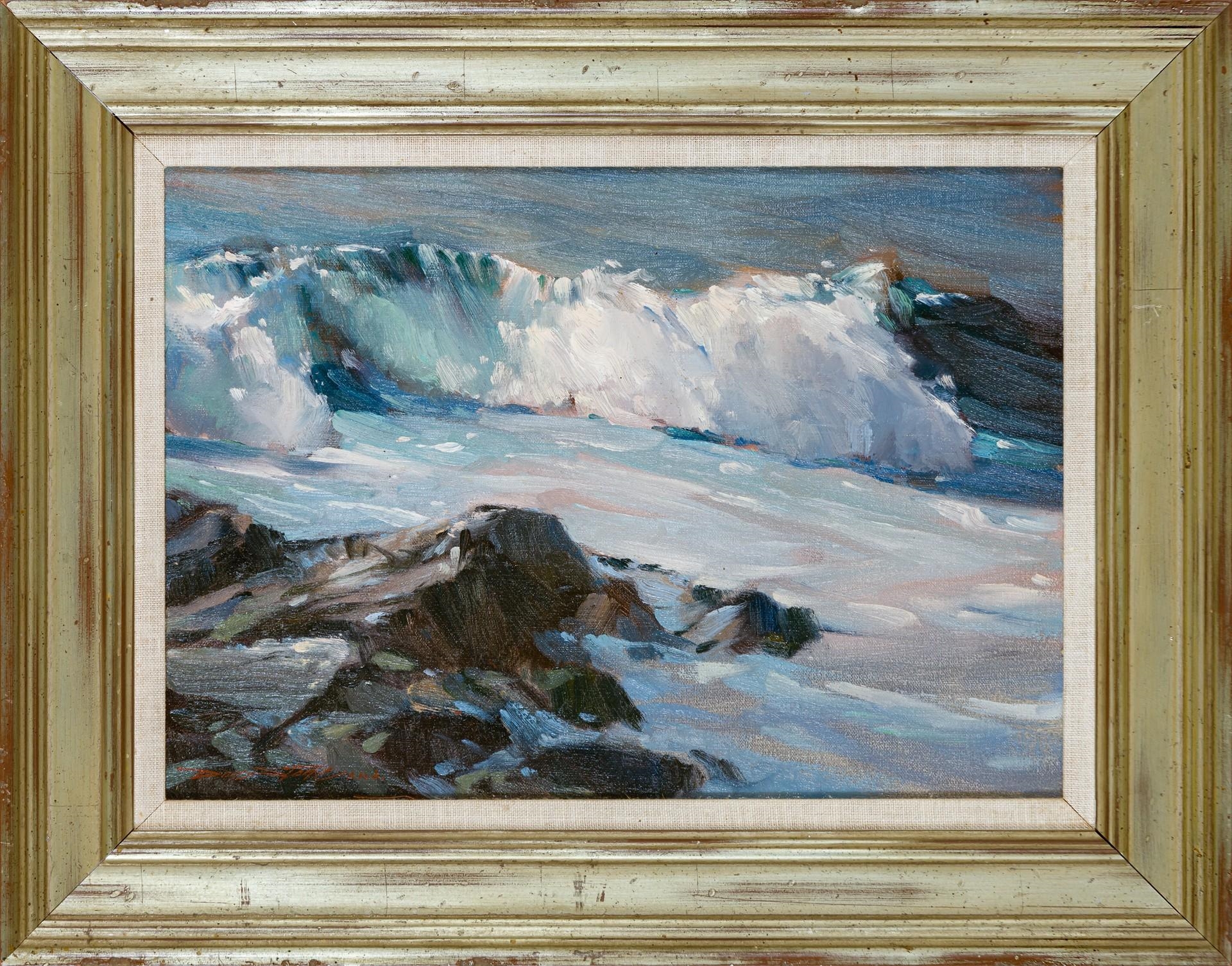 Artwork by Don Stone, "Incoming Wave", Made of oil on canvas