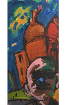 Figure in Urban Landscape - Michael Kane