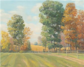 early Autumn landscape - Georges J. His