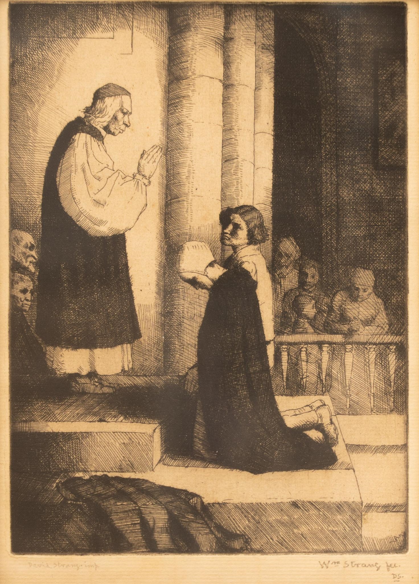 William Strang | The Marriage of Mercy and Mathew (1885) | MutualArt