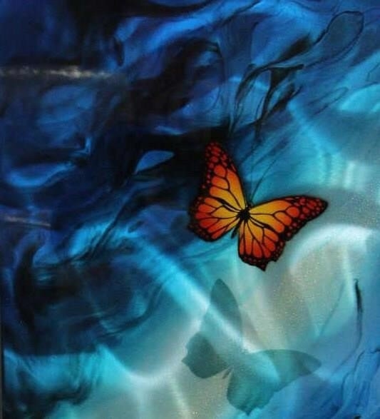 Blue Butterflies – Michael Godard Art Gallery