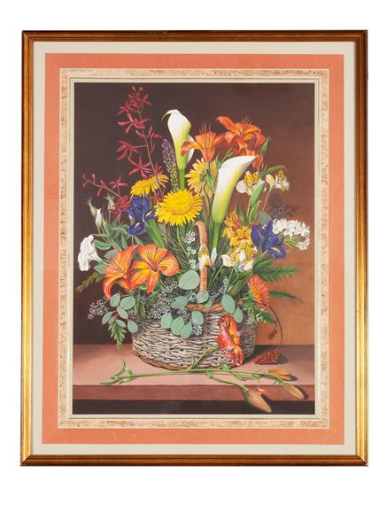 Floral Arrangement in Basket