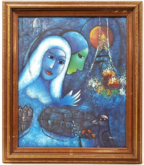 Le Champ De Mars by Marc Chagall