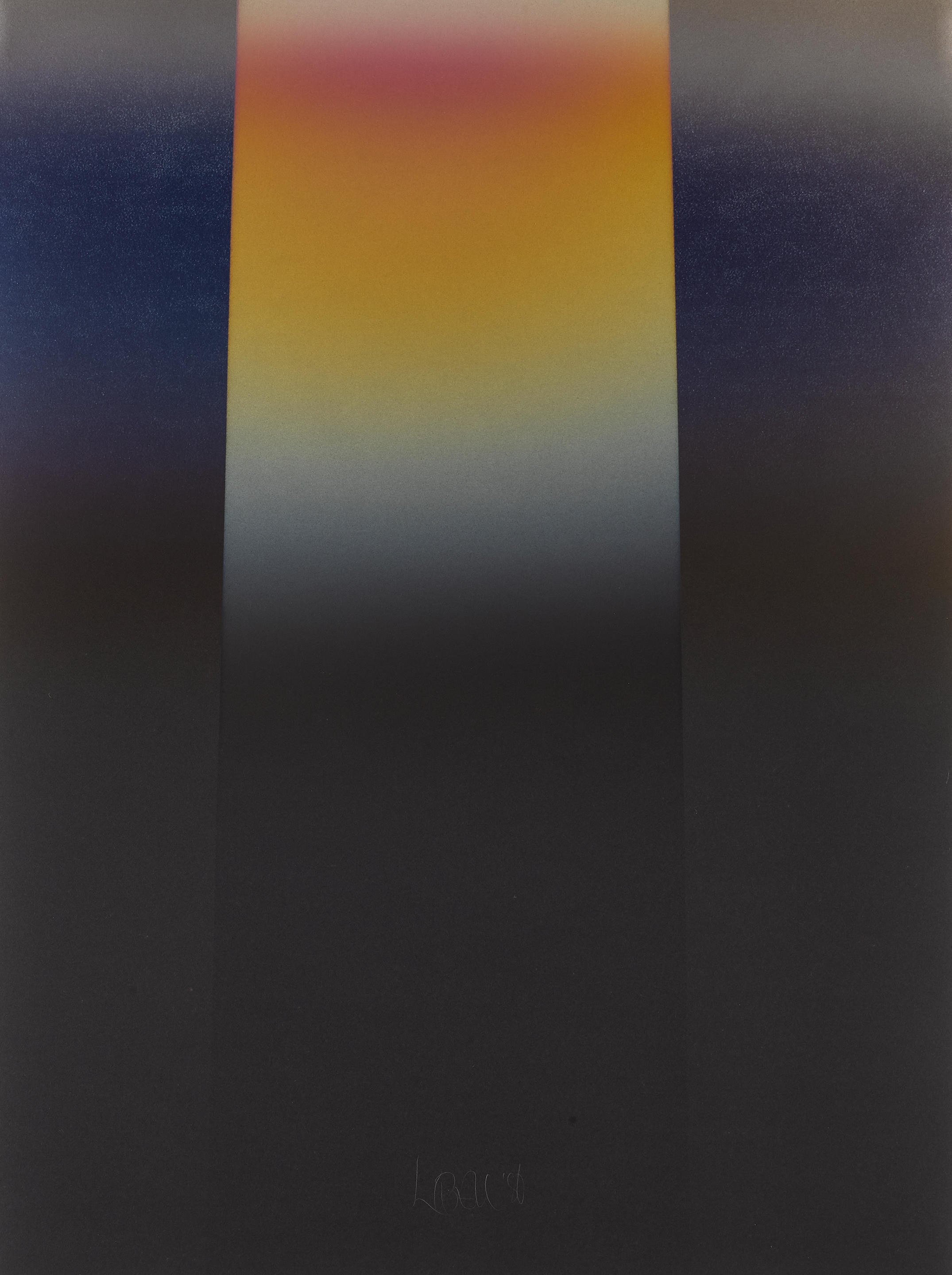 Larry Bell Untitled (Vapor Drawing) (1980) MutualArt