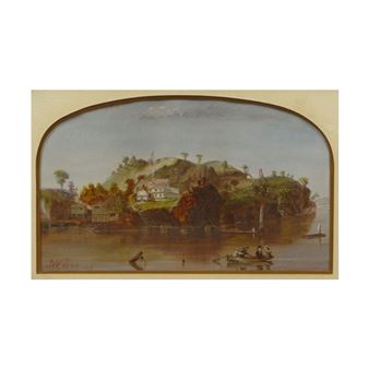 New England Harbor Scene - Joseph W. Pierce