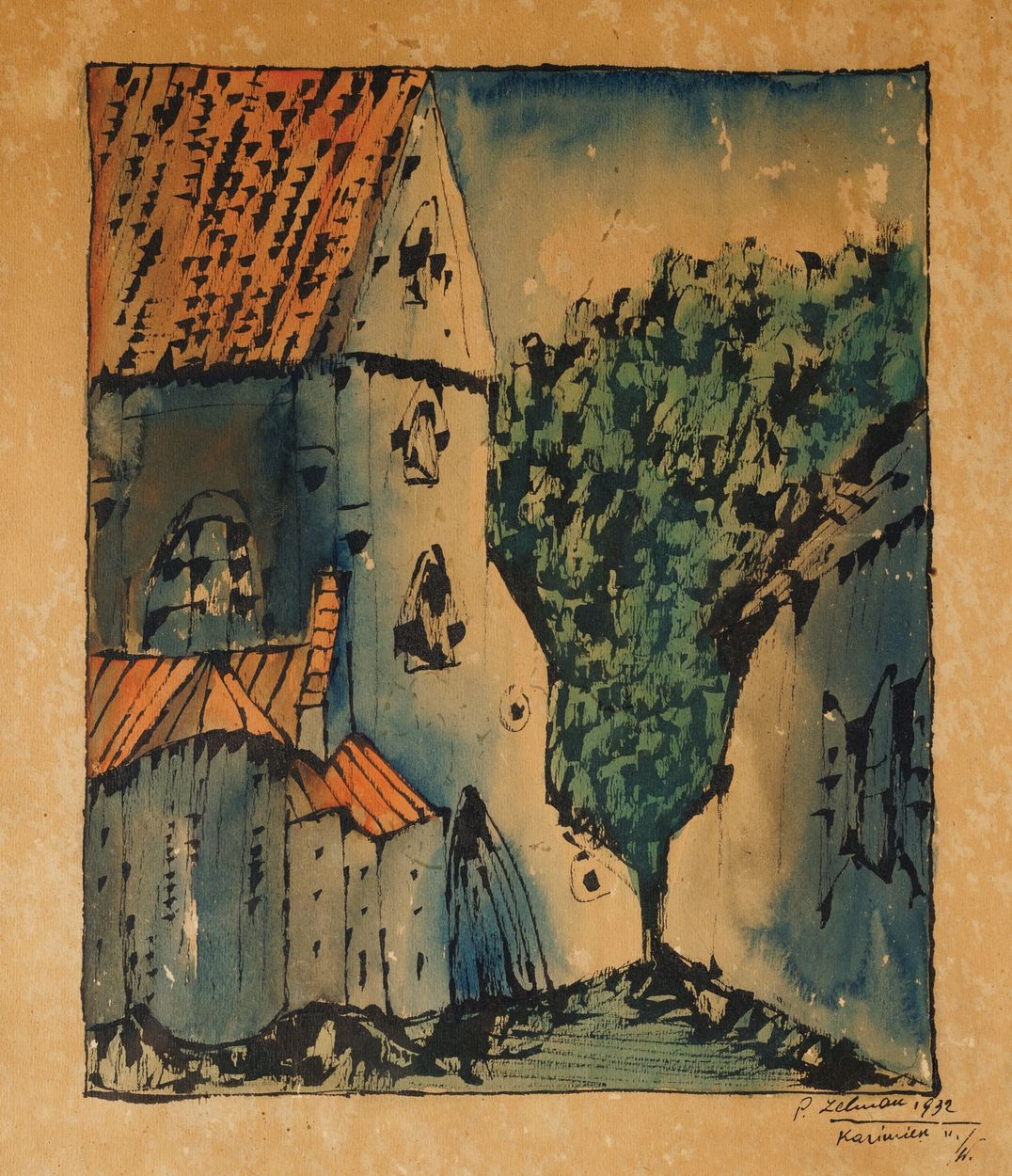 Pinkus Zelman | MOTYW Z KAZIMIERZA (1932) | MutualArt