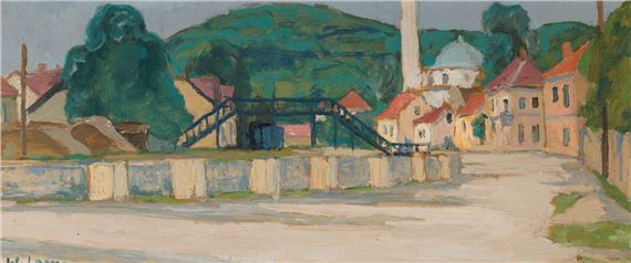 PEJZAŻ FABRYCZNY by Wladyslaw Lam