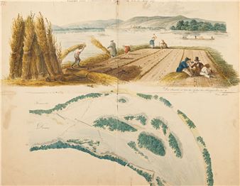 TRATWA Z FASZYNY NA DUNAJU POD KREMS - Fritz Stache