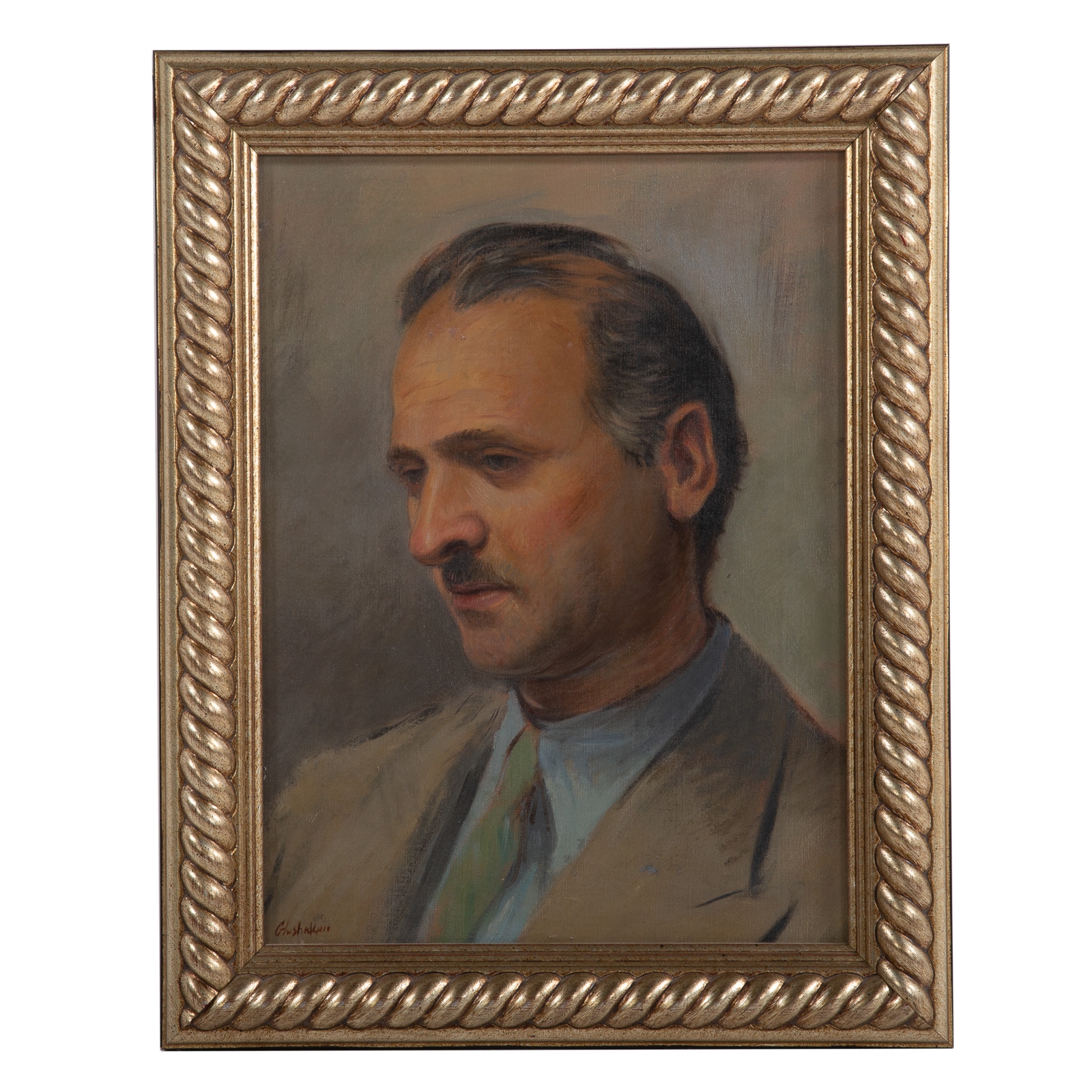 Jacob Glushakow | Portrait of Aaron Sopher | MutualArt