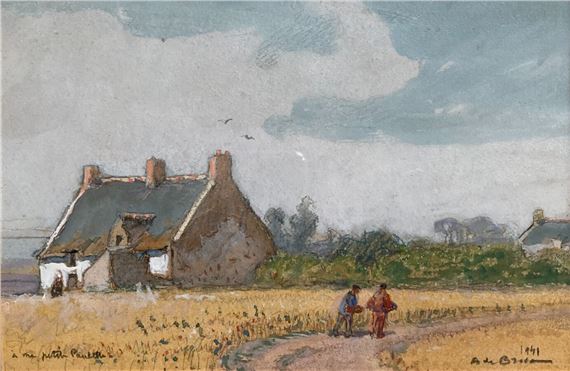 PAYSAGE AUX MAISONS