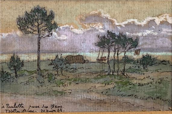 PAYSAGE by Alexis De Broca, 1943