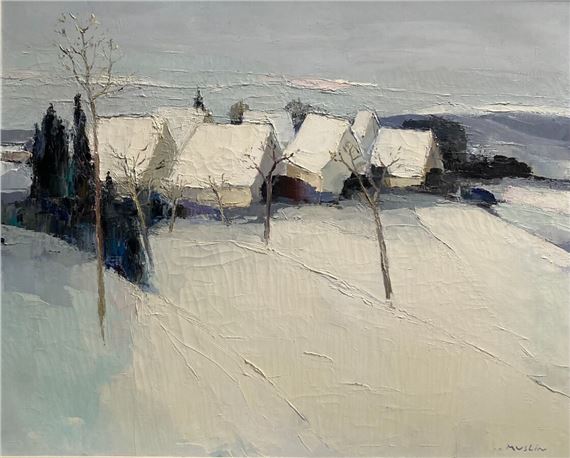 NEIGE DANS LA SUNDGAU by Joseph A. Muslin