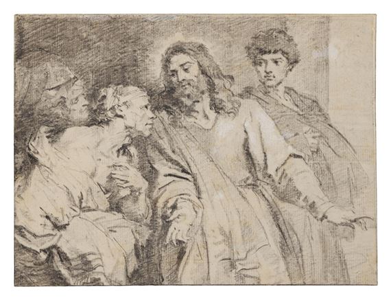 The Healing of the Paralytic, after Sir Anthony Van Dyck by Anthony van Dyck, Jean-Honoré Fragonard