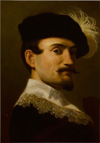 The Cavalier by Albert Bierstadt, Painted circa 1853