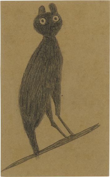 Owl by Bill Traylor, 1939
