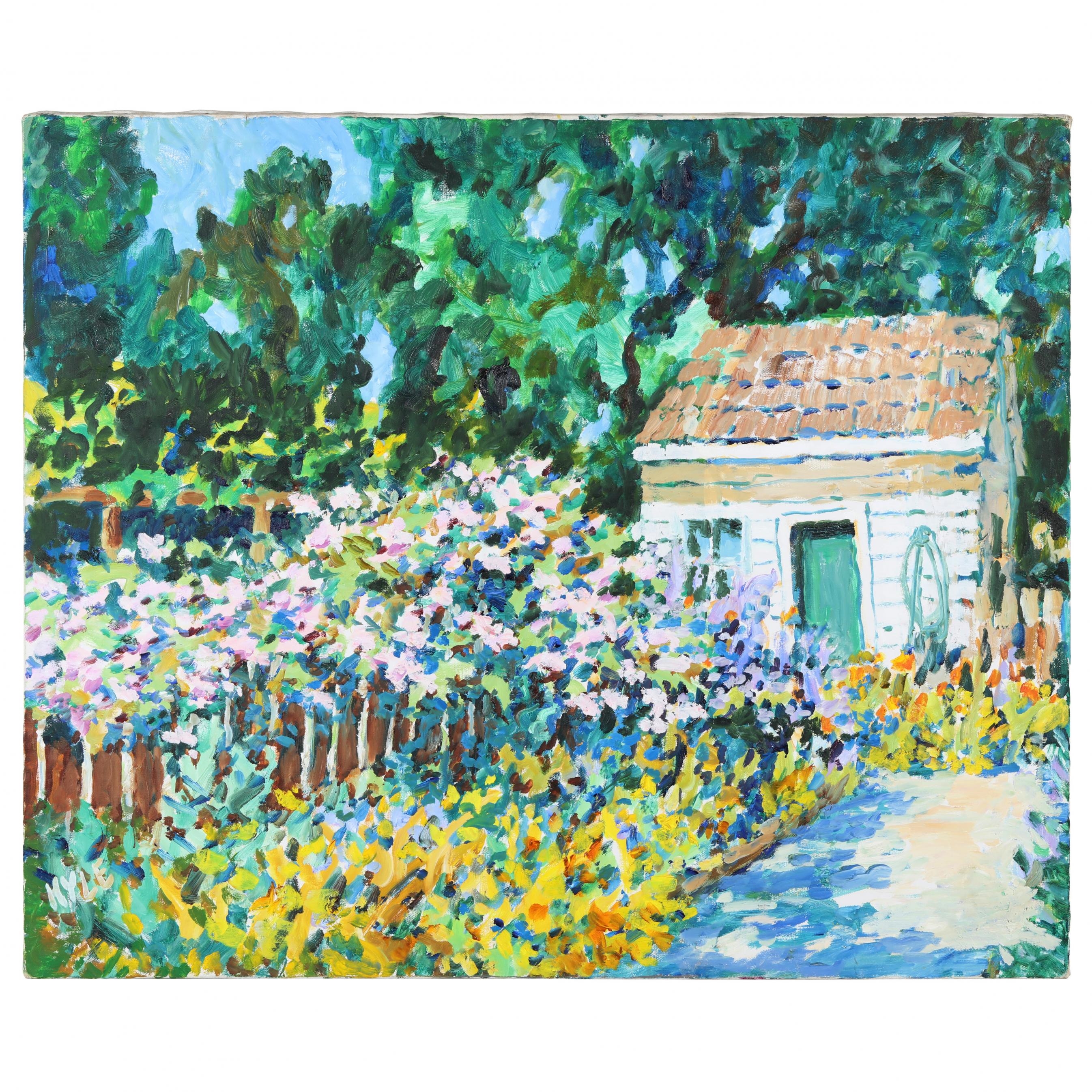 Kyle Highsmith | Mordecai, Garden with Climbing Roses (2001) | MutualArt