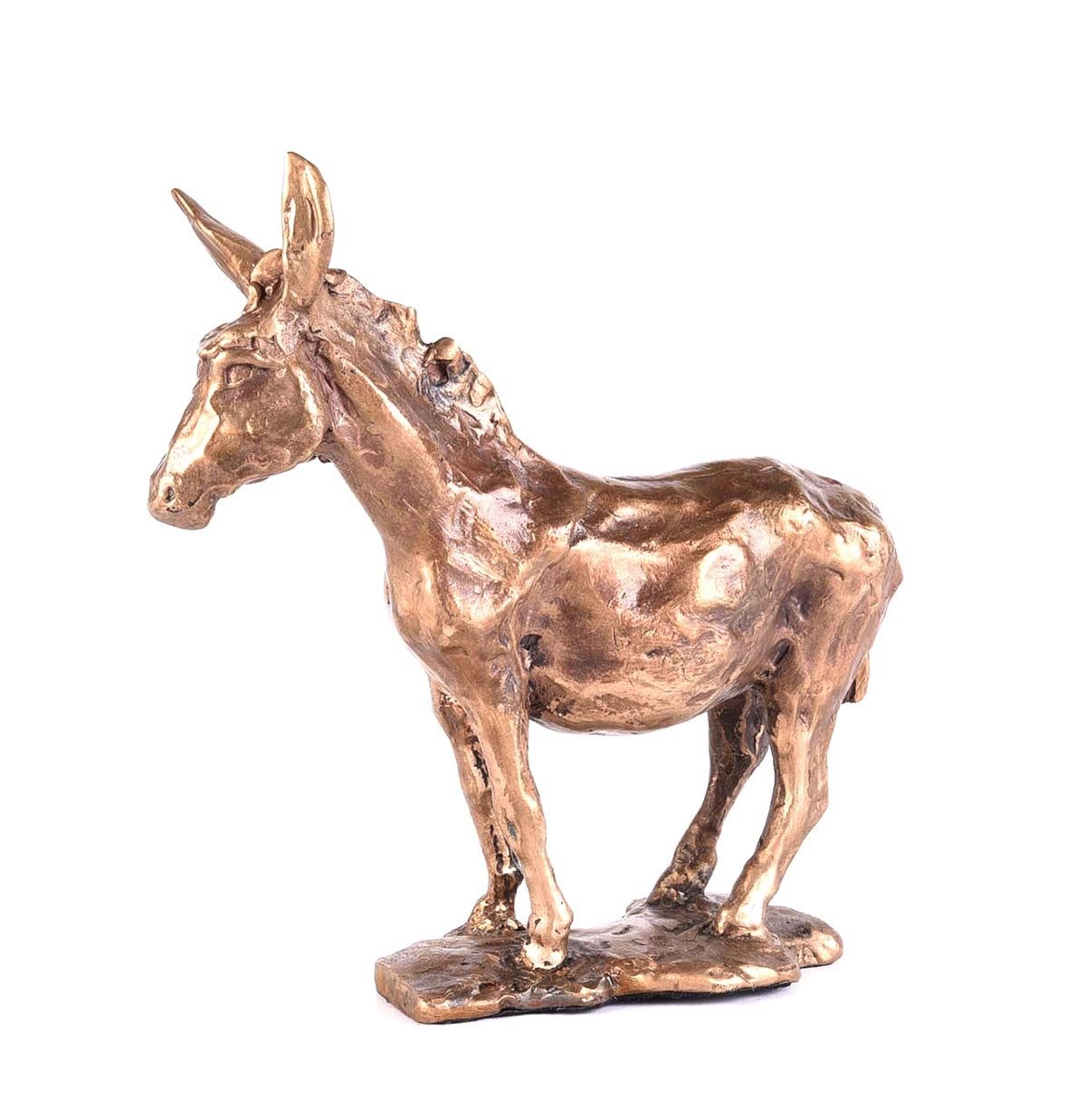 Artwork by Siobhan Bulfin, LITTLE DONKEY, Made of CAST BRONZE SCULPTURE
