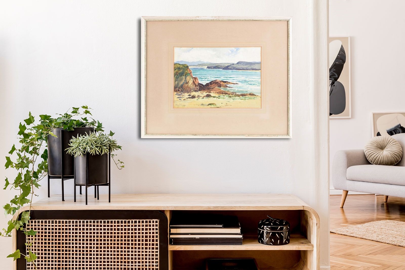 Artwork by Theodore James Gracey, MARBLE HILL, DONEGAL, Made of WATERCOLOUR DRAWING