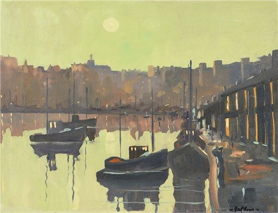 HARBOUR AT DUSK by Alex McKenna