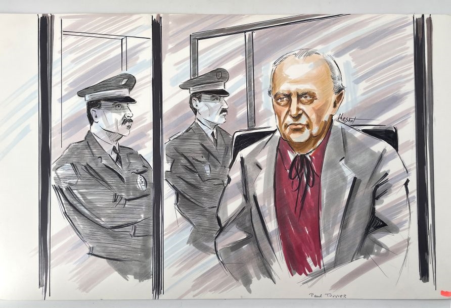 Jean Chesnot Le procès Paul Touvier MutualArt