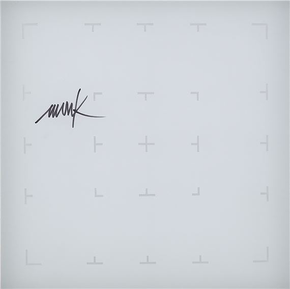 Silberne Raumstruktur. by Heinz Mack, 1971