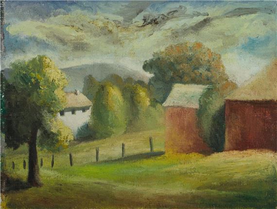 Farmhouse & Outbuildings by George Duncan