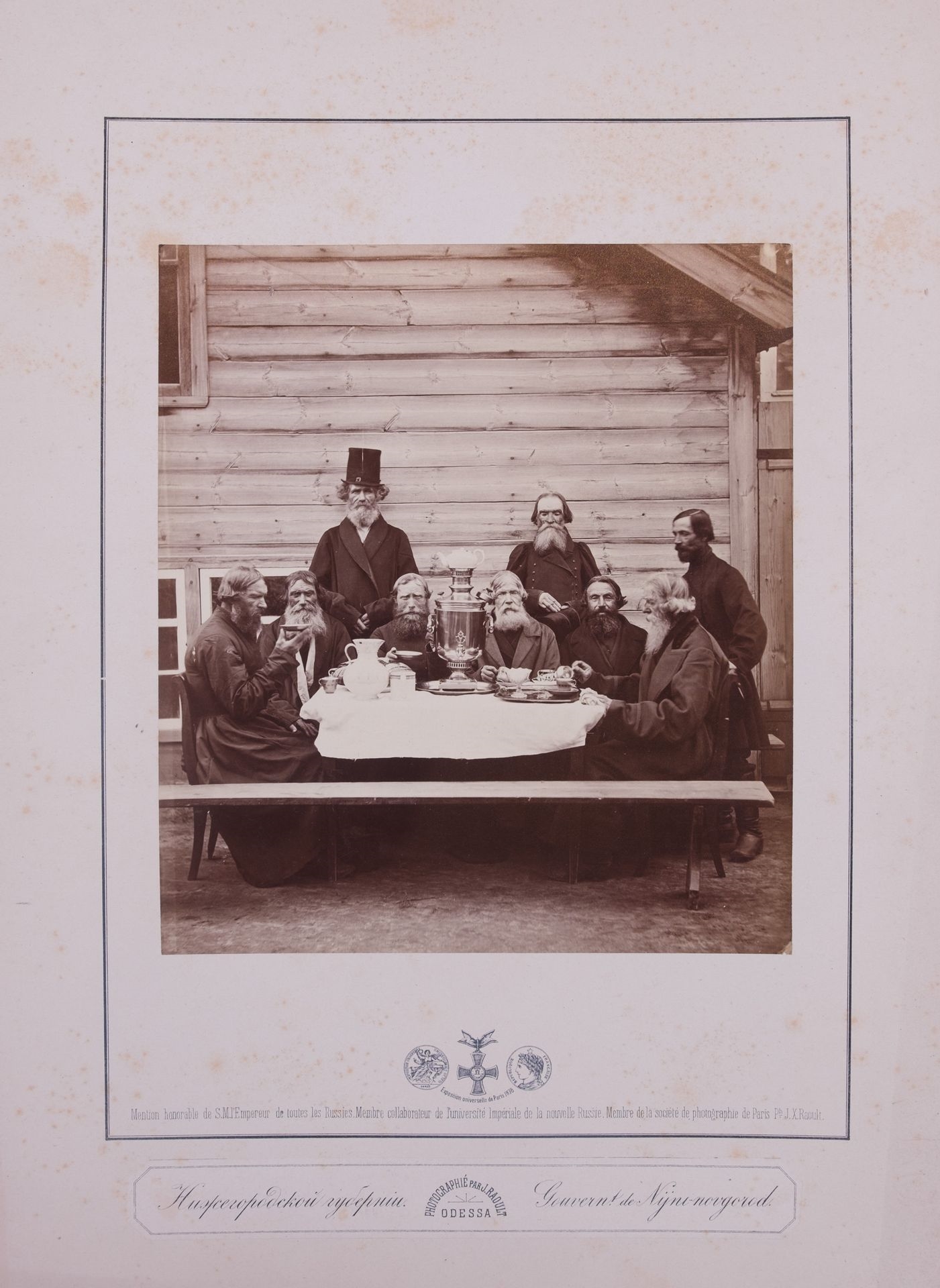 Russie, Le Caucase Vintage print. 2 photos 6 x 8 cm. Tirage