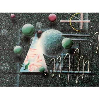 ABSTRACT CELESTIAL PAINTING - J Kendall