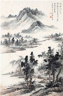 Smoke cage far Pu map - Xu Ying