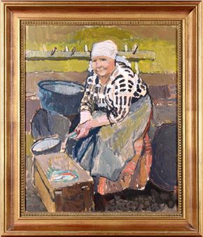 Portrait of an elderly woman - Fritz Sjöström