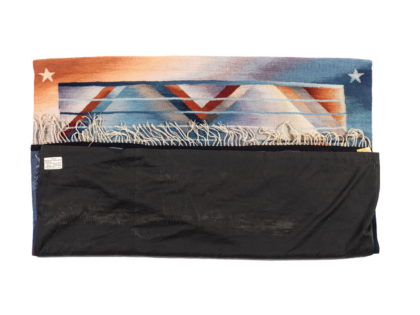 Artwork by Janusz Kozikowski, Sky Chief Ghost Rug, Made of weaving