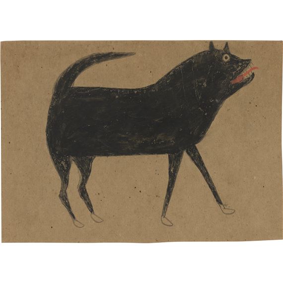 Black Dog by Bill Traylor, 1939-1942