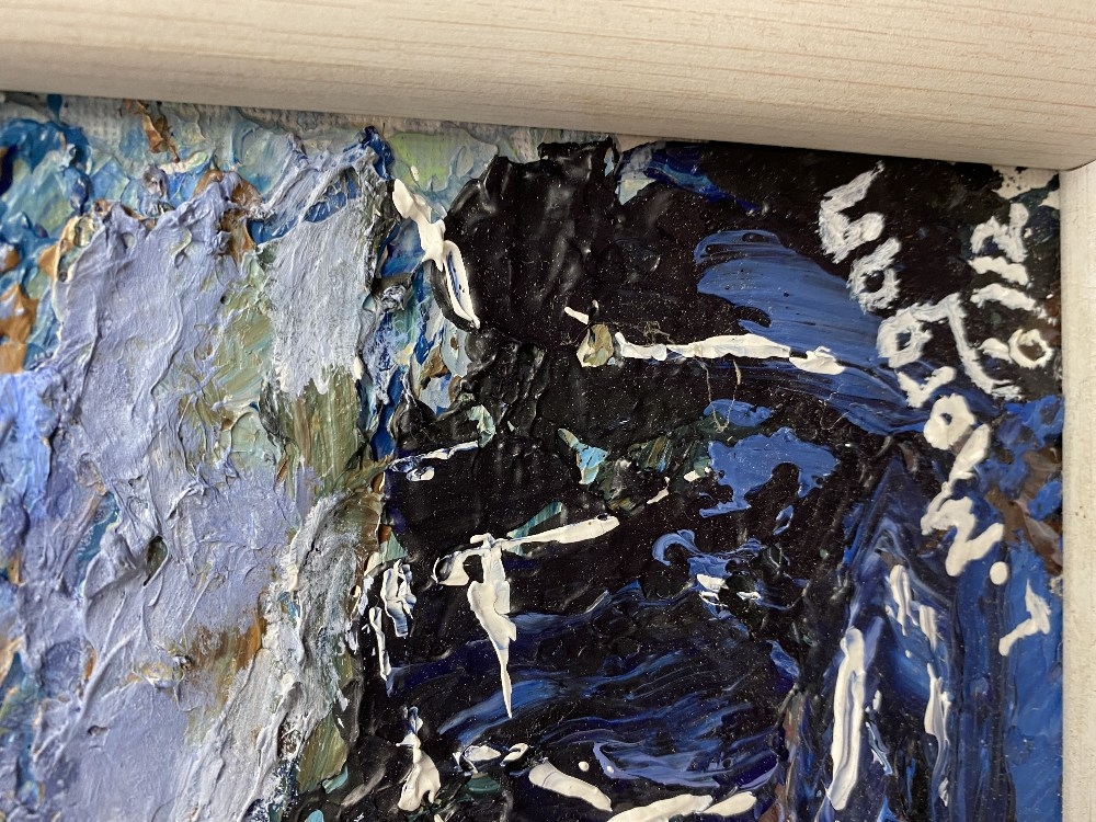 Artwork by Louise Morgan, Yr Wyddfa O Copa Moel Siabod, Made of acrylic on board