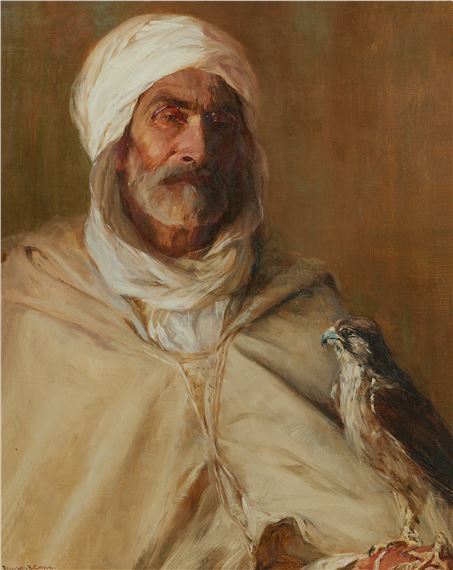 The Old Falconer of Ben Gana, Sheik of the Ziban by Elizabeth R. Coffin, 1906