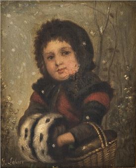 Child in Wintertime - J. Lehrer