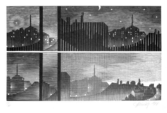 MĚSTO I. by Jindřich Růžička, 1981