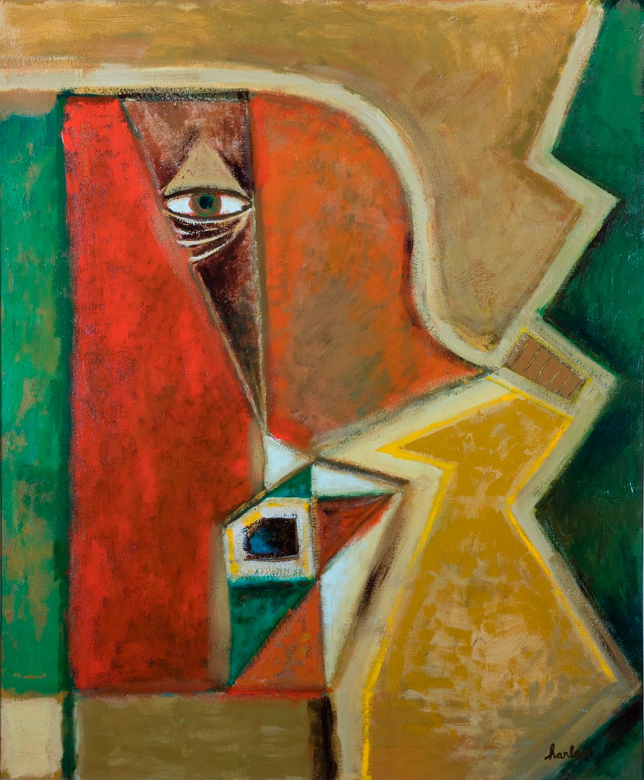 UNTITLED (MASK) by Harlan Jackson, 1950