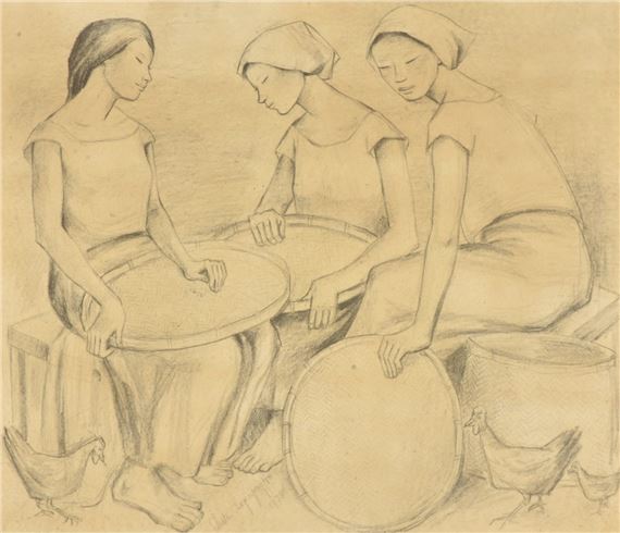 Untitled (Tres Marias) by Anita Magsaysay-Ho, 1978